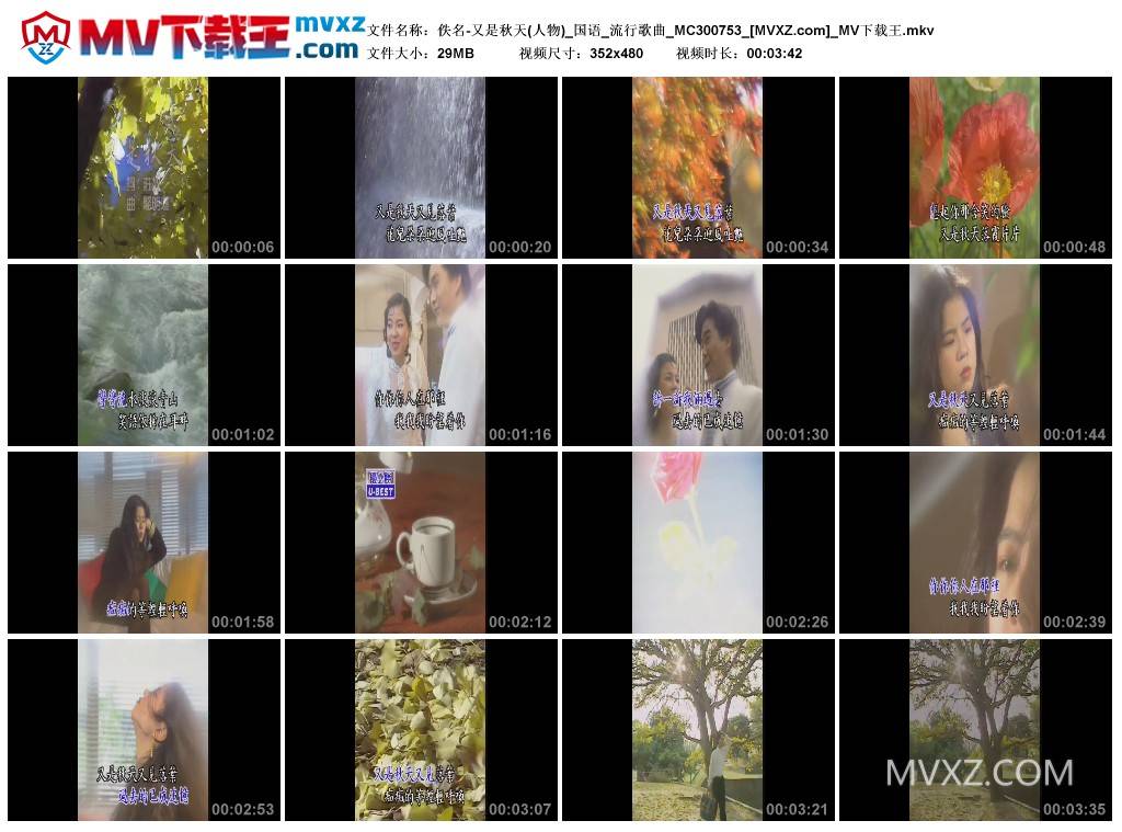 佚名-又是秋天(人物)_国语_流行歌曲_MC300753